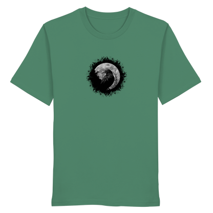 Schwarzer Rabe bei Vollmond  - Organic Shirt