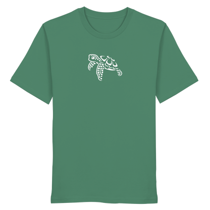 schwimmende Meeres-Schildkröte - Organic Shirt