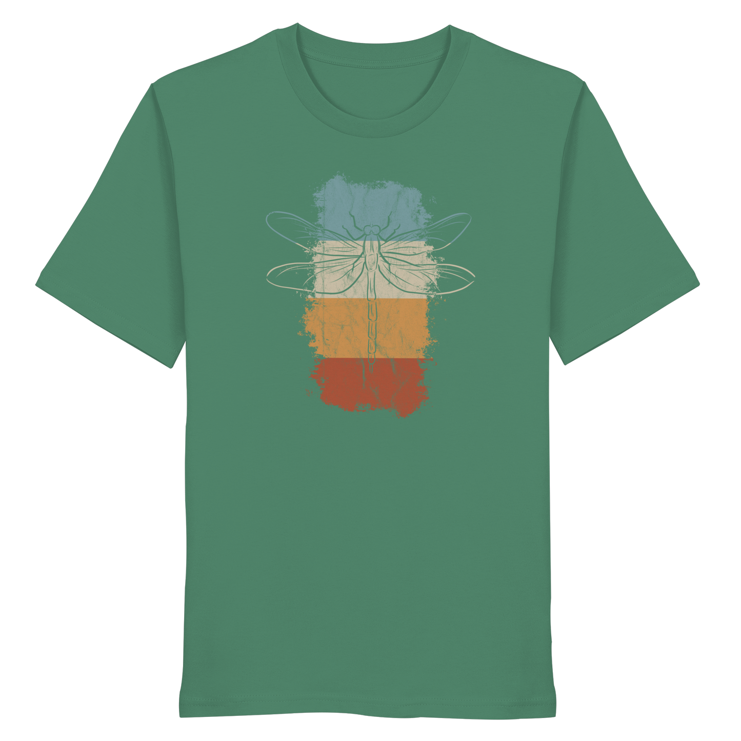 Retro Kunst Libelle | Vintage Dragonfly - Organic Shirt