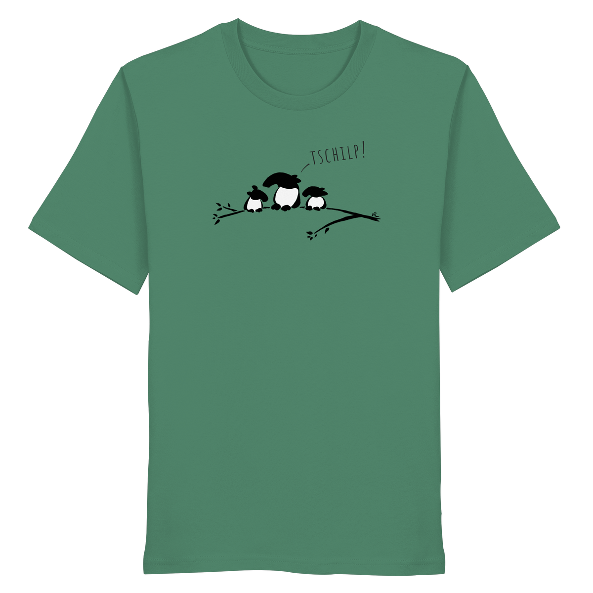 Drei kleine Tapir-Vögel - Organic Shirt