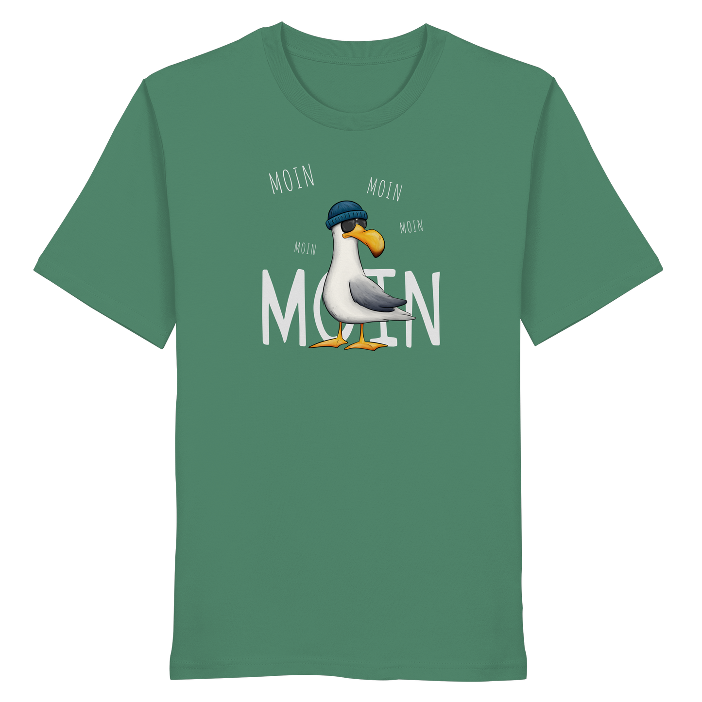 Moin Moin Lässige Hipster Möwe  - Organic Shirt