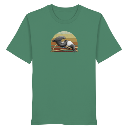 Lässiger Retro Sundown Tapir - Organic Shirt