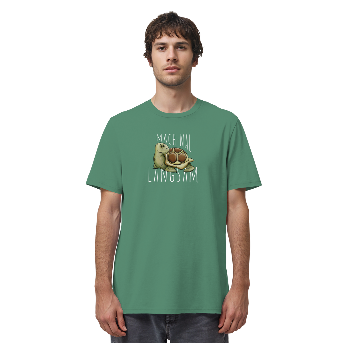 Mach mal langsam Schildkröte - Organic Shirt