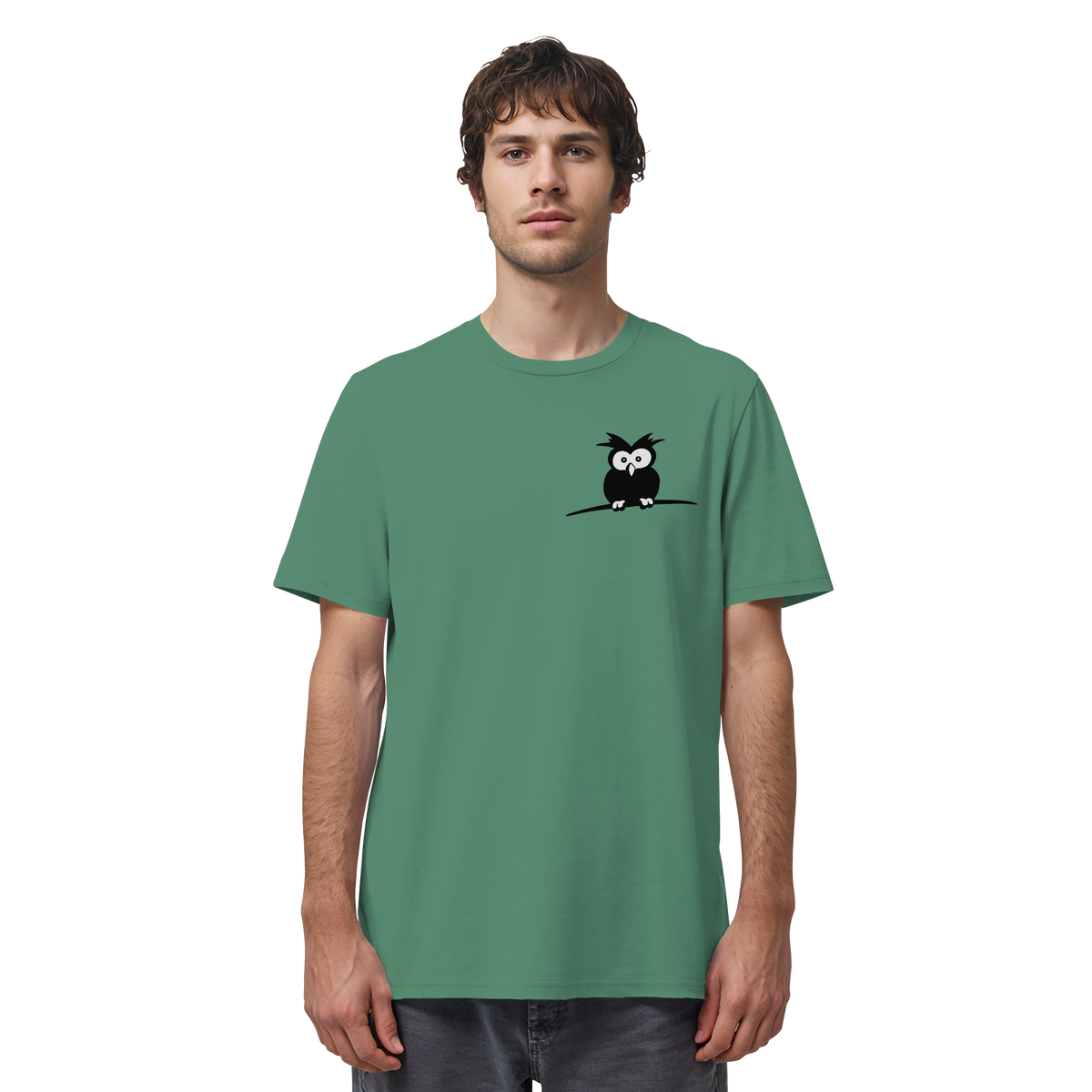 Kleine struppige Eule - Organic Shirt