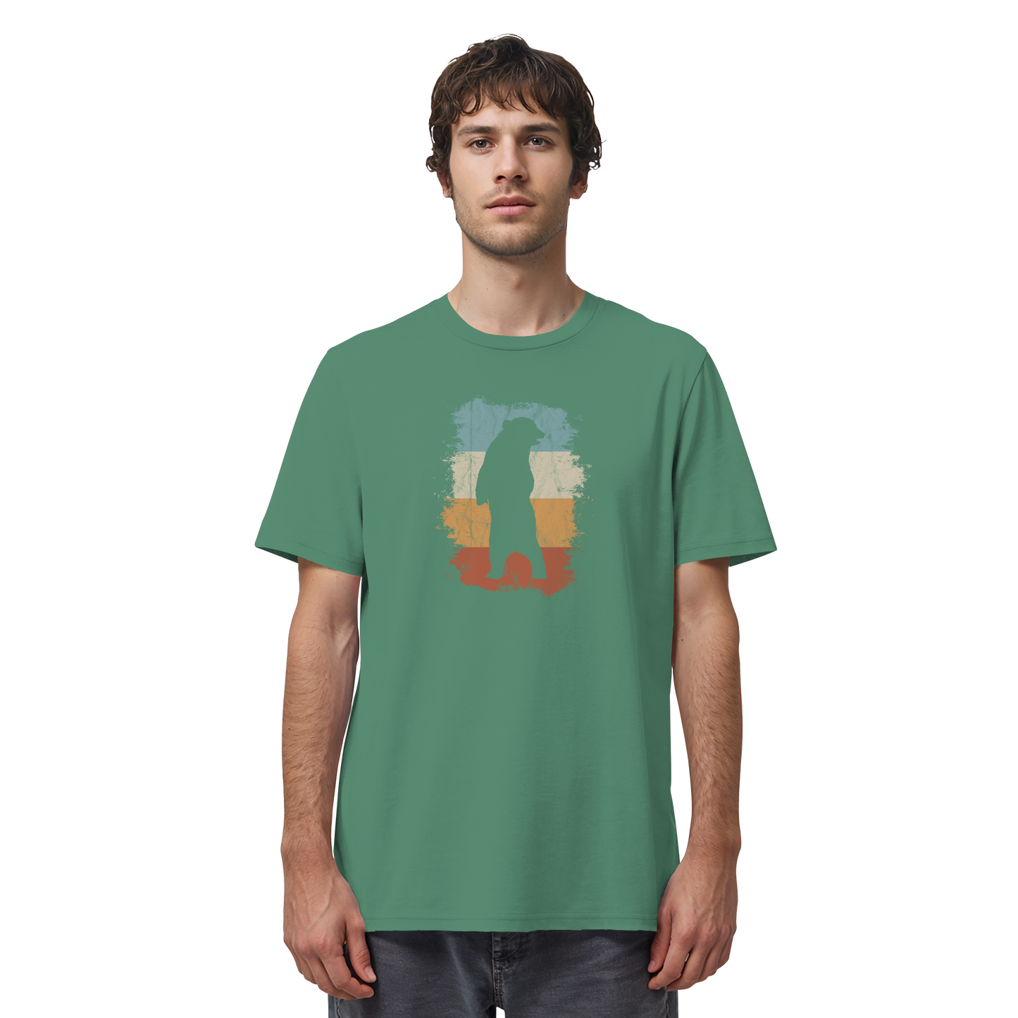 Retro Bären-Silhouette - Organic Shirt