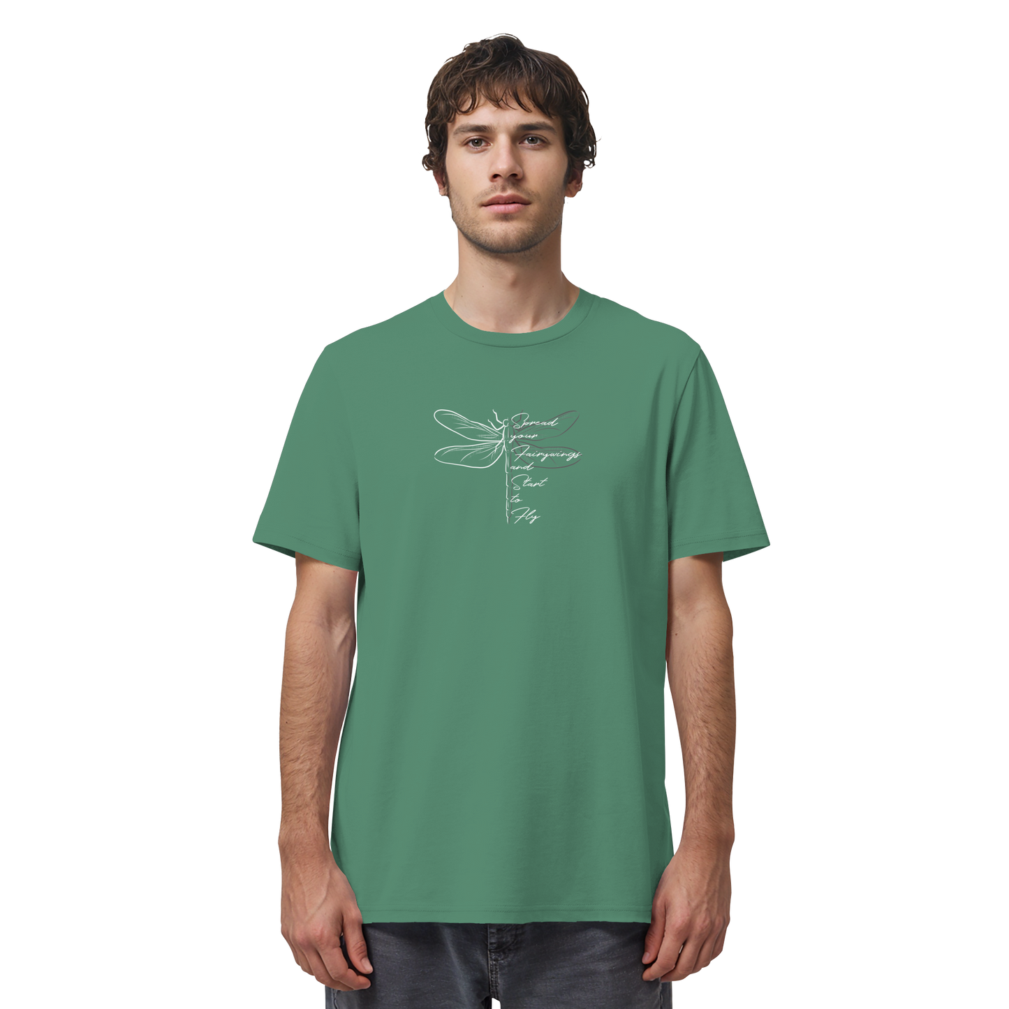 Breite die Flügel aus und flieg los | Libelle - Organic Shirt