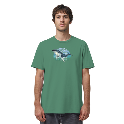 Retro Unterwasser Buckelwal - Organic Shirt