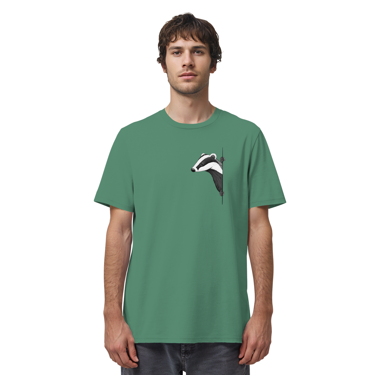 Lässiger Dachs Meister Grimbart - Organic Shirt