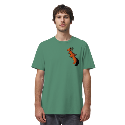 Süßes Eichhörnchen klettert - Organic Shirt