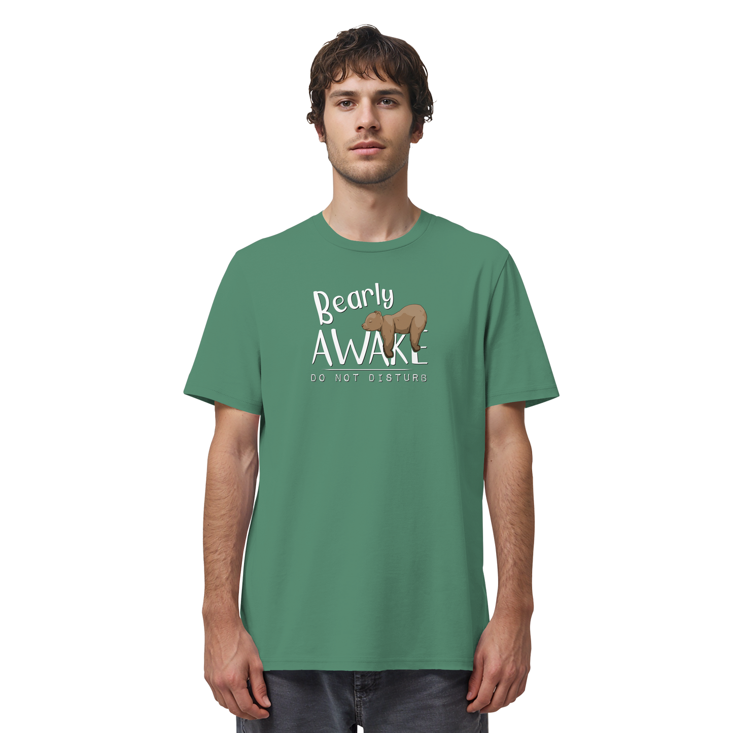 Bearly Awake Bitte nicht stören Bär - Organic Shirt