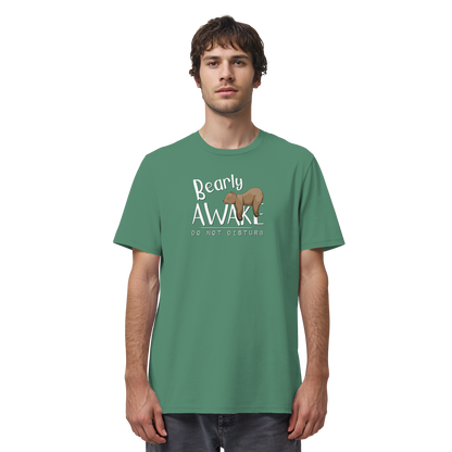 Bearly Awake Bitte nicht stören Bär - Organic Shirt