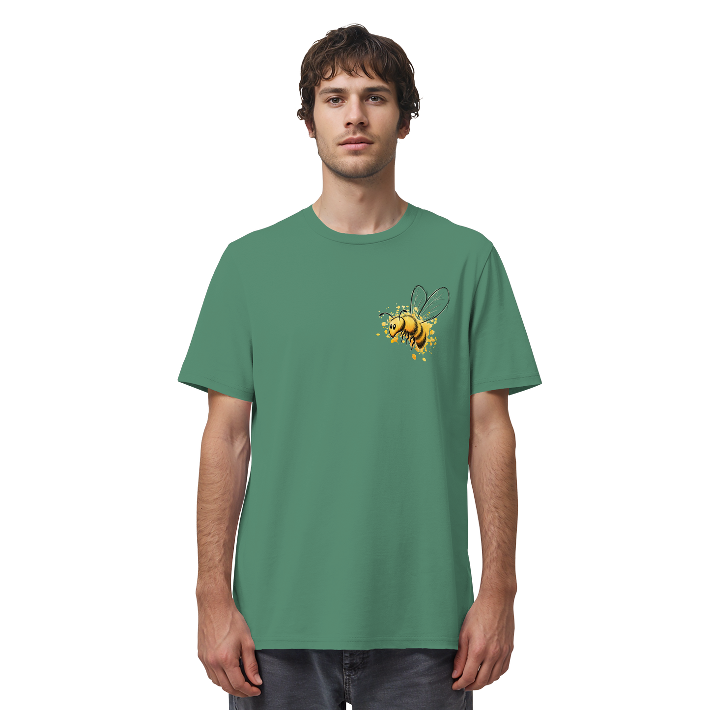 Lässige kleine Honig-Biene - Organic Shirt