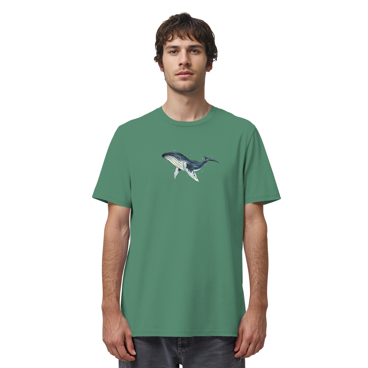 Tiefsee Ozean-Riese Buckelwal - Organic Shirt