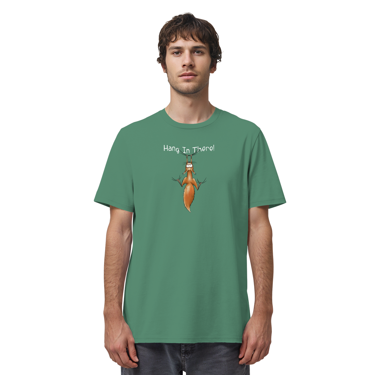 Hang In There | Lässiges Eichhörnchen - Organic Shirt
