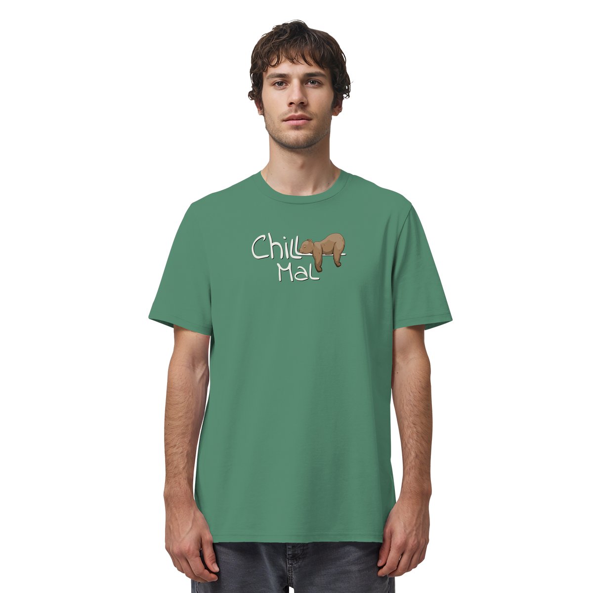 Chill Mal schläfriger Braunbär - Organic Shirt