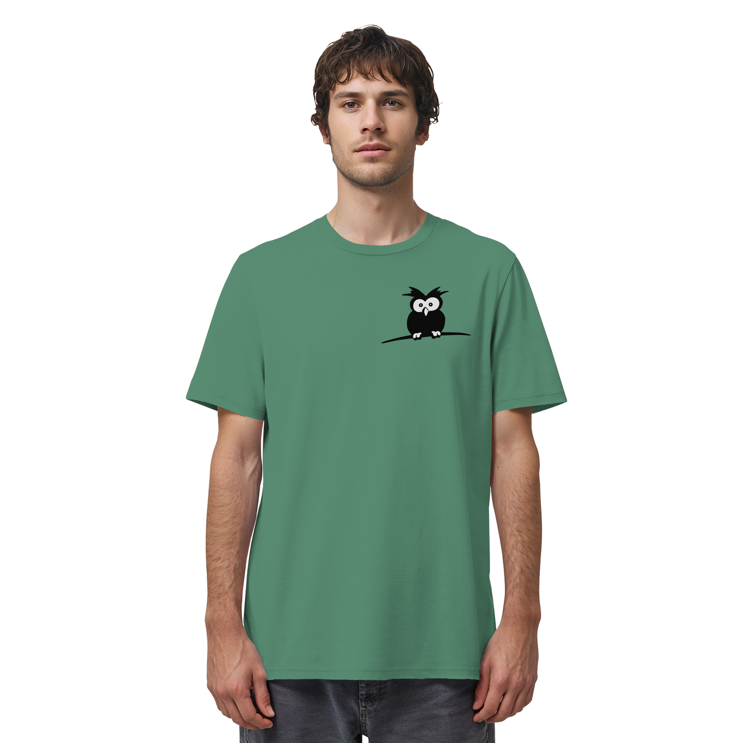Kleine struppige Eule - Organic Shirt