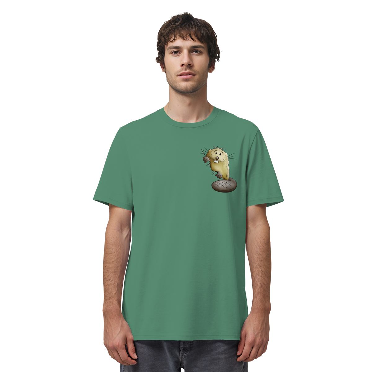 Lustiger frecher Biber - Organic Shirt