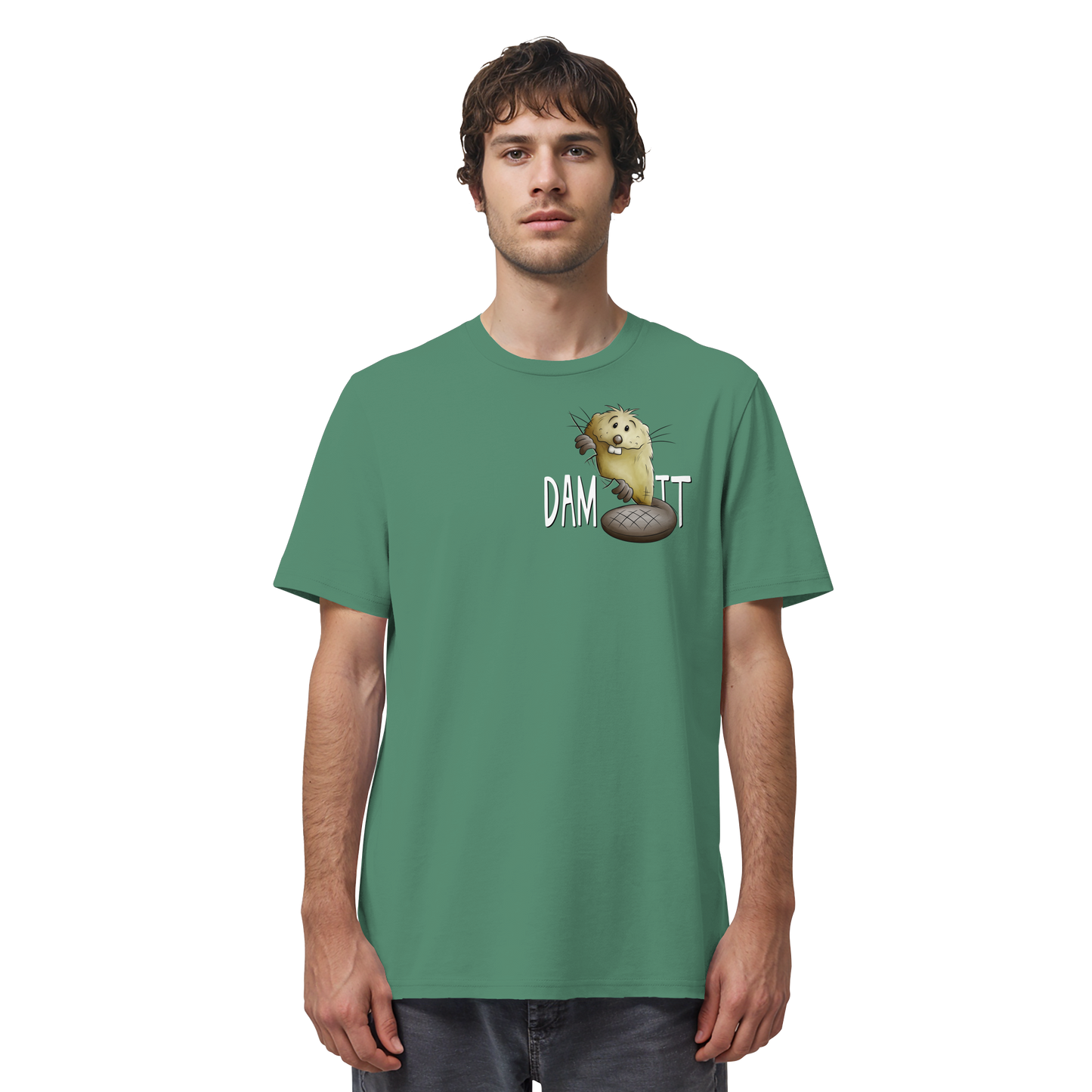 Dam It Verdammt Lustiger Biber - Organic Shirt