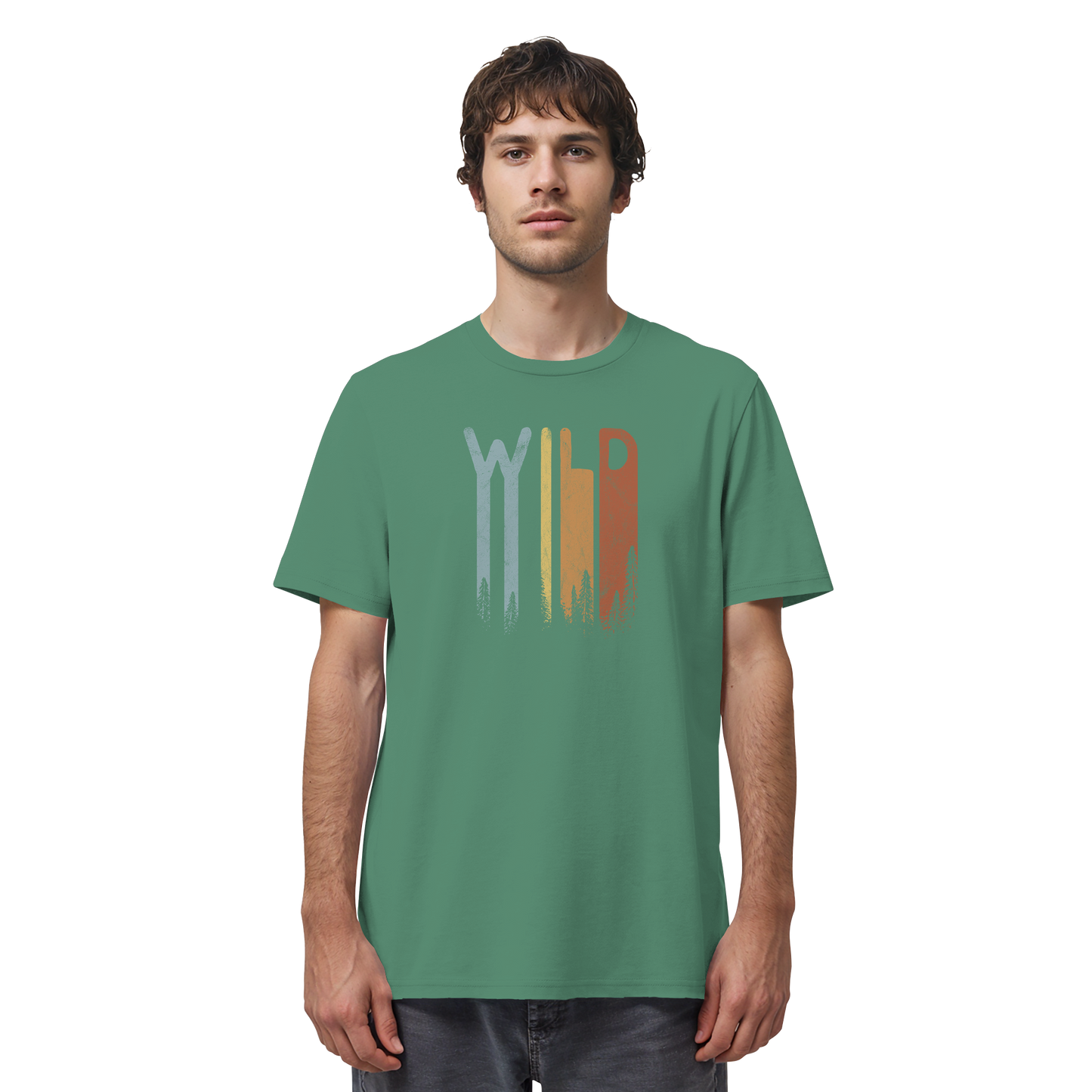 Wild Retro Schriftzug - Organic Shirt