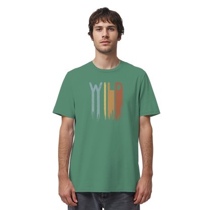 Wild Retro Schriftzug - Organic Shirt