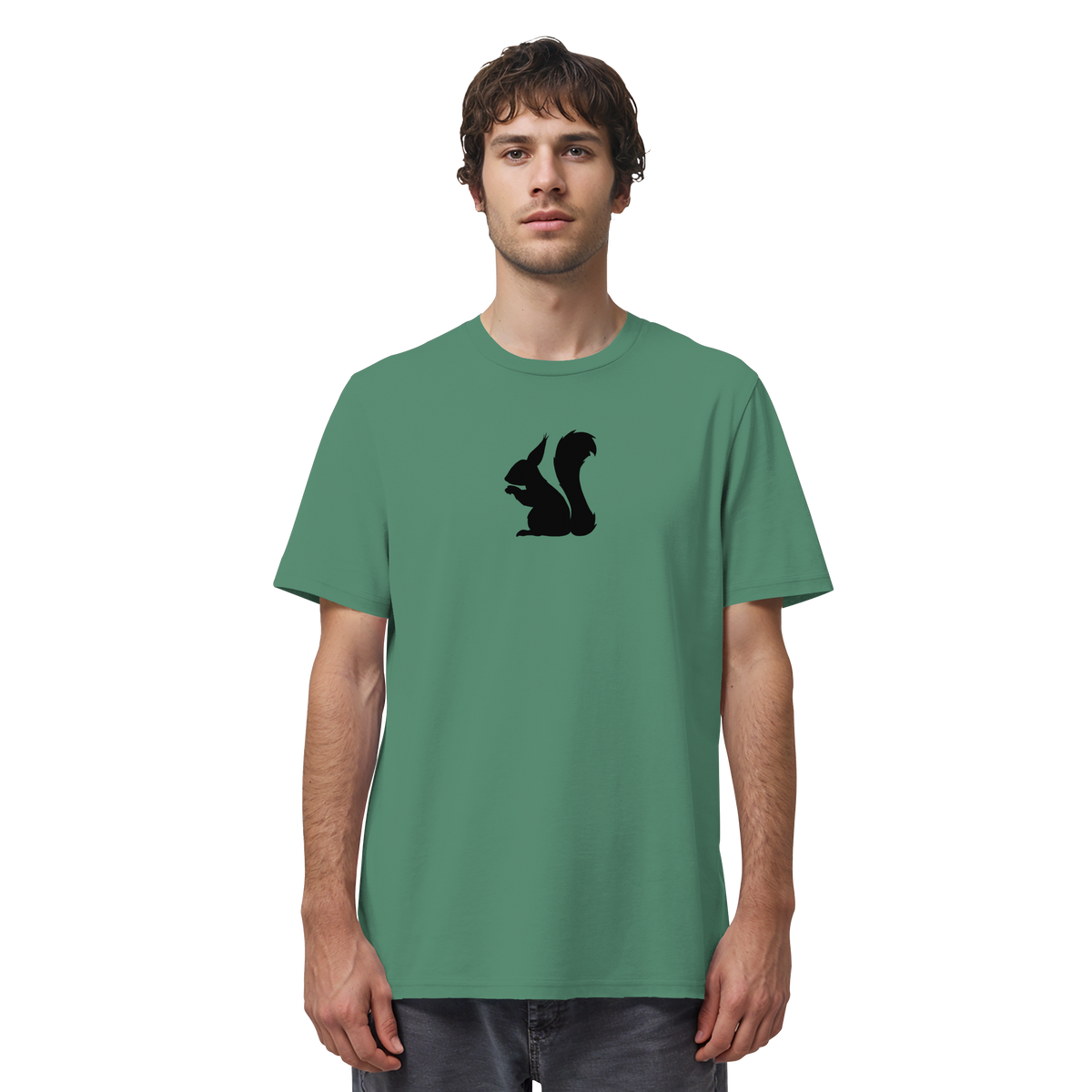 Eichhörnchen Silhouette - Organic Shirt