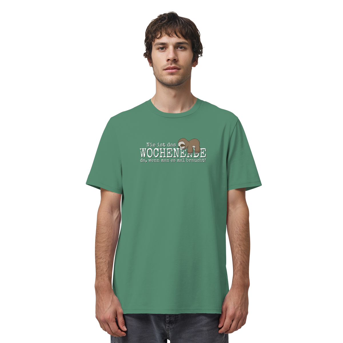 Kawaii Faultier Wochenende - Organic Shirt