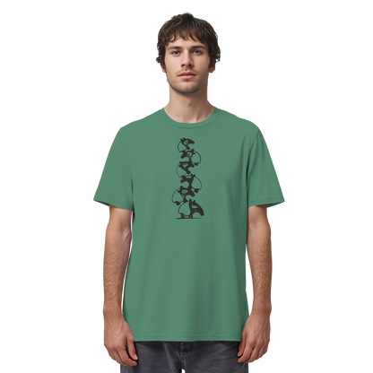Lustiger Haufen aus Schabracken-Tapiren - Organic Shirt