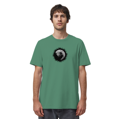 Schwarzer Rabe bei Vollmond  - Organic Shirt