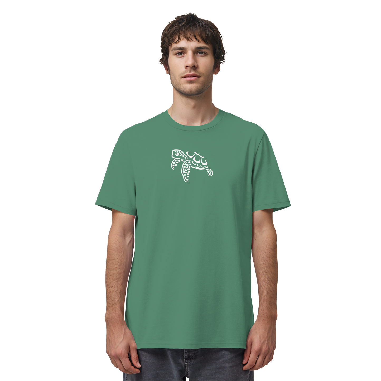 schwimmende Meeres-Schildkröte - Organic Shirt