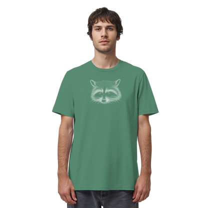 Waschbär Illustration Kritzelkunst - Organic Shirt