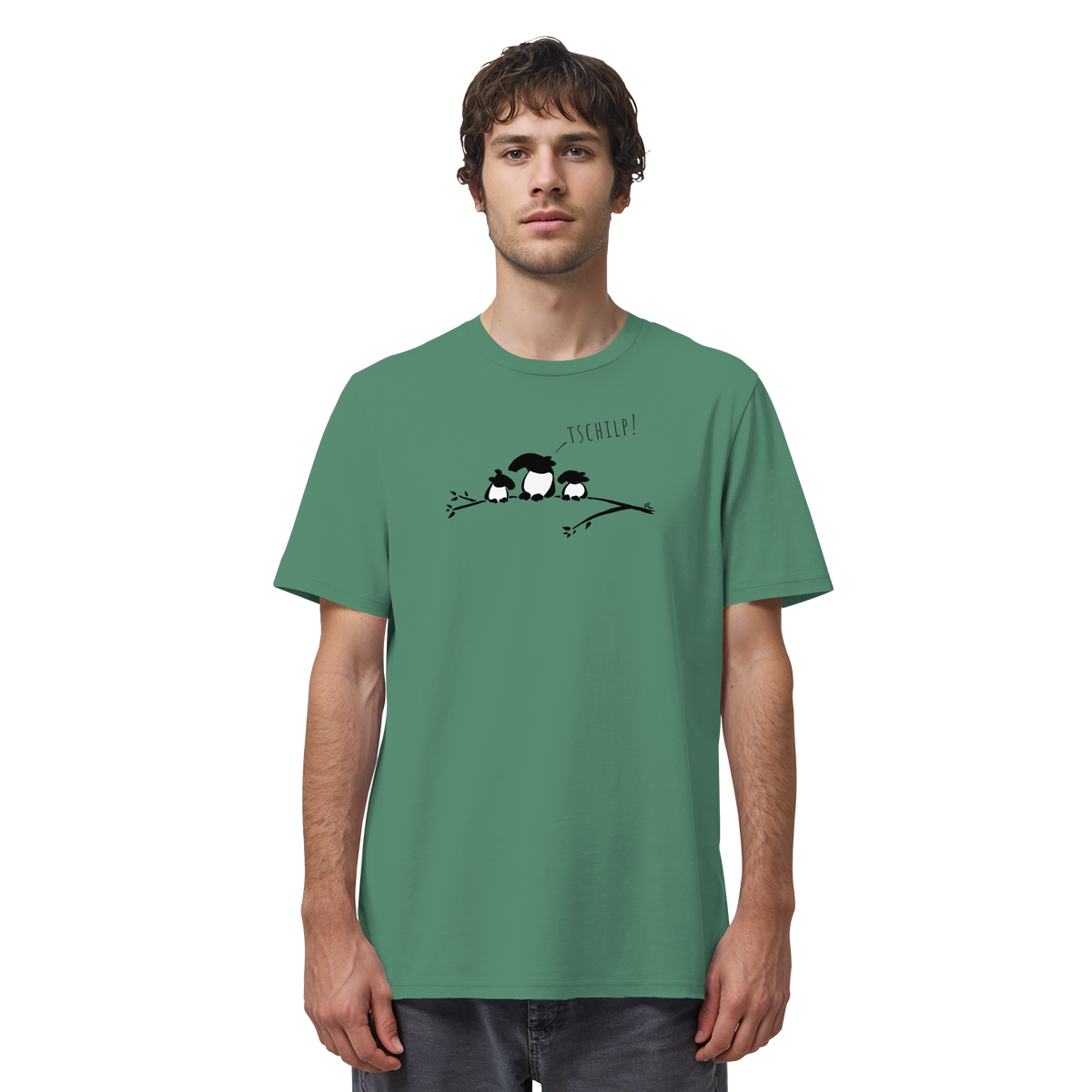 Drei kleine Tapir-Vögel - Organic Shirt
