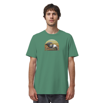 Lässiger Retro Sundown Tapir - Organic Shirt