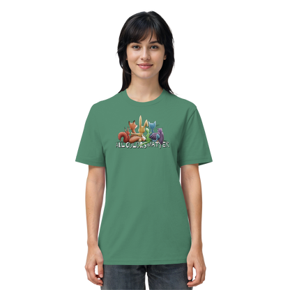 All Colors Matter! Regenbogen Tiere für Vielfalt - Organic Shirt