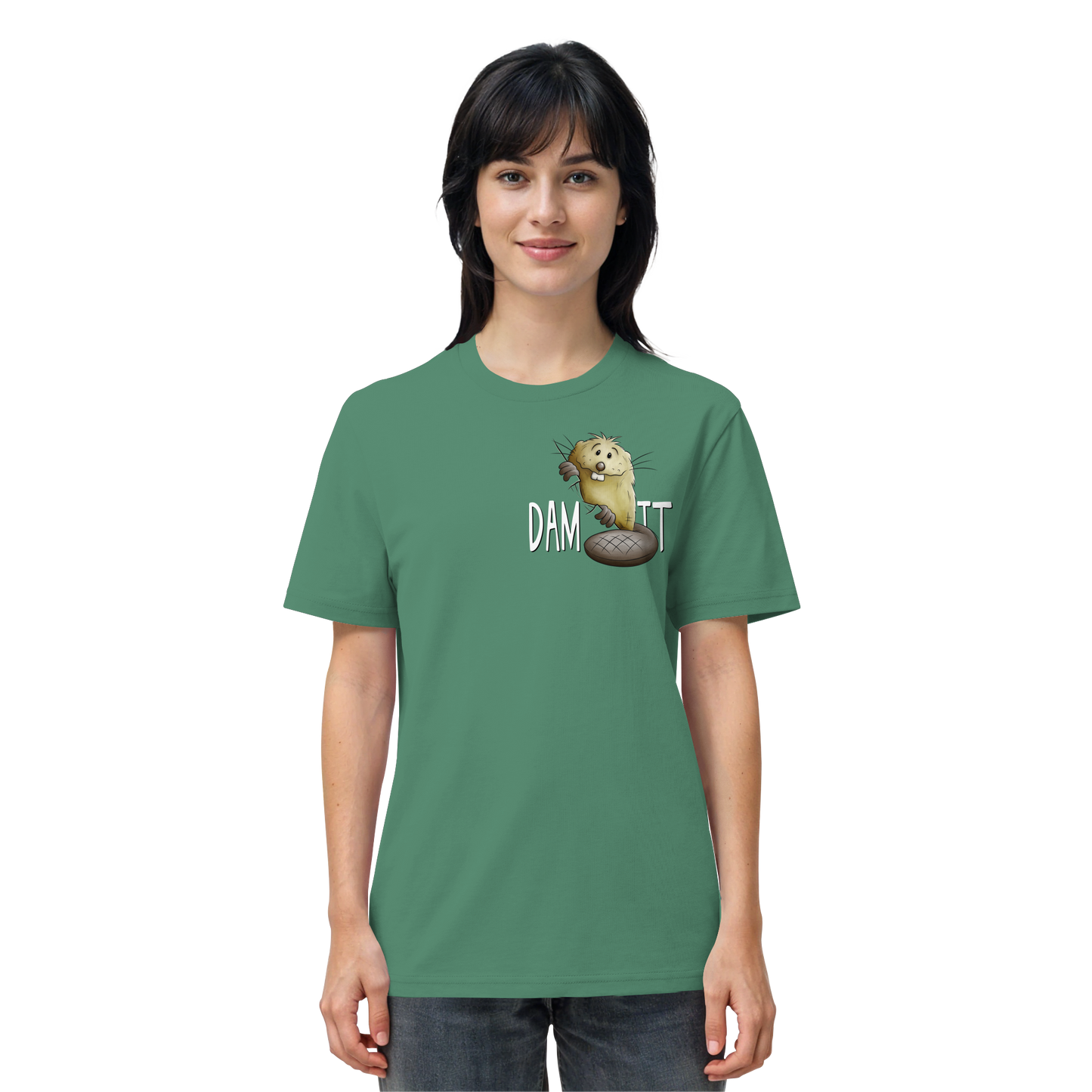 Dam It Verdammt Lustiger Biber - Organic Shirt