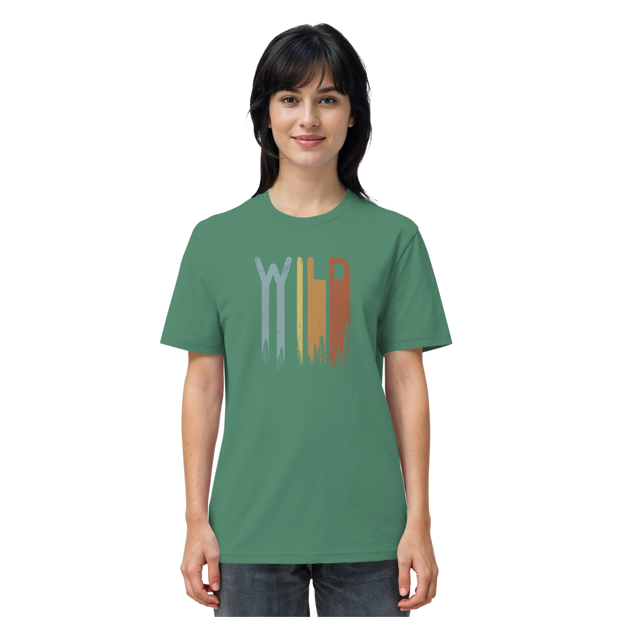 Wild Retro Schriftzug - Organic Shirt