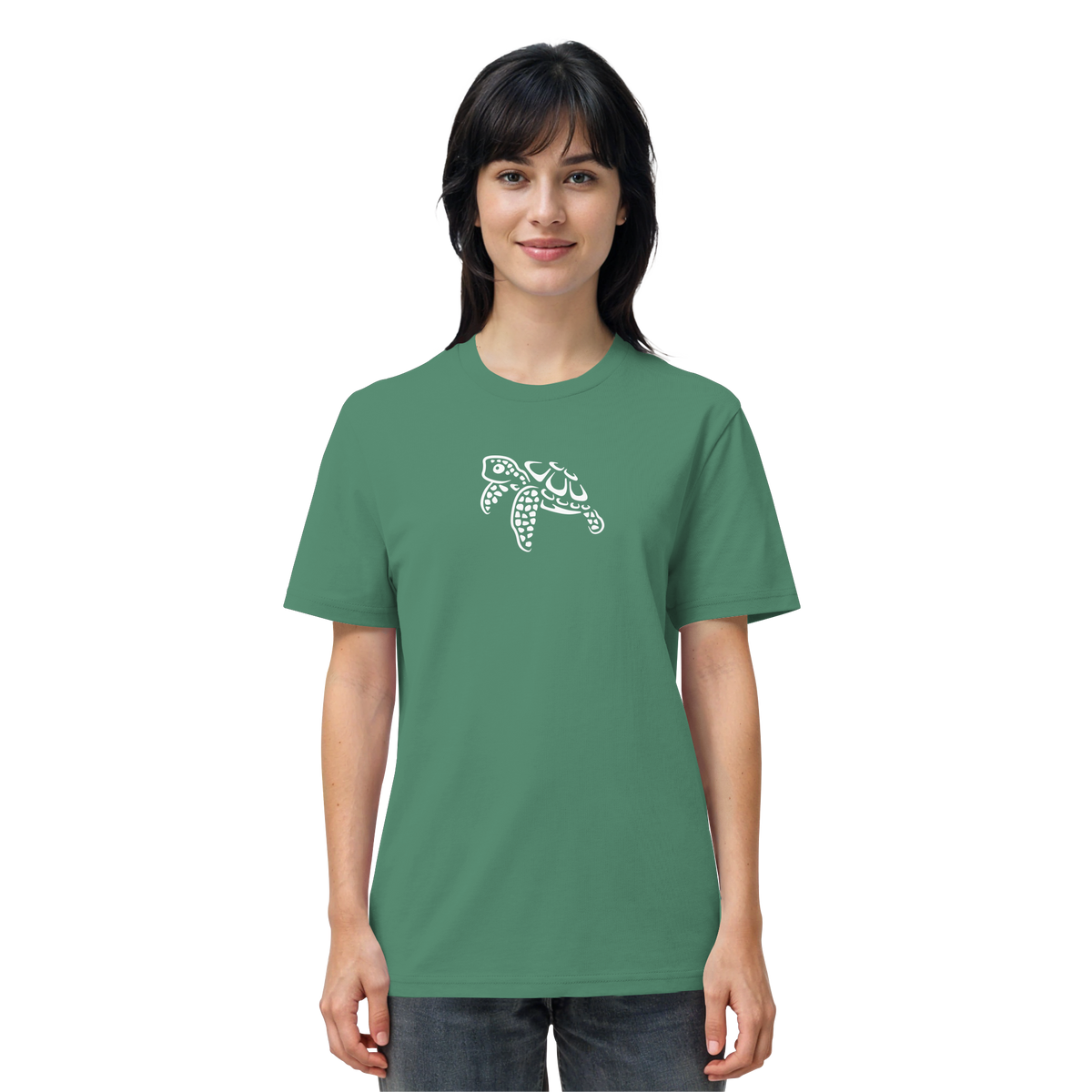 schwimmende Meeres-Schildkröte - Organic Shirt