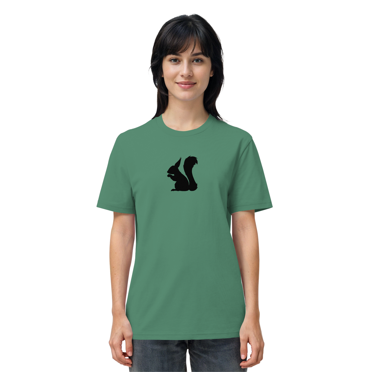 Eichhörnchen Silhouette - Organic Shirt