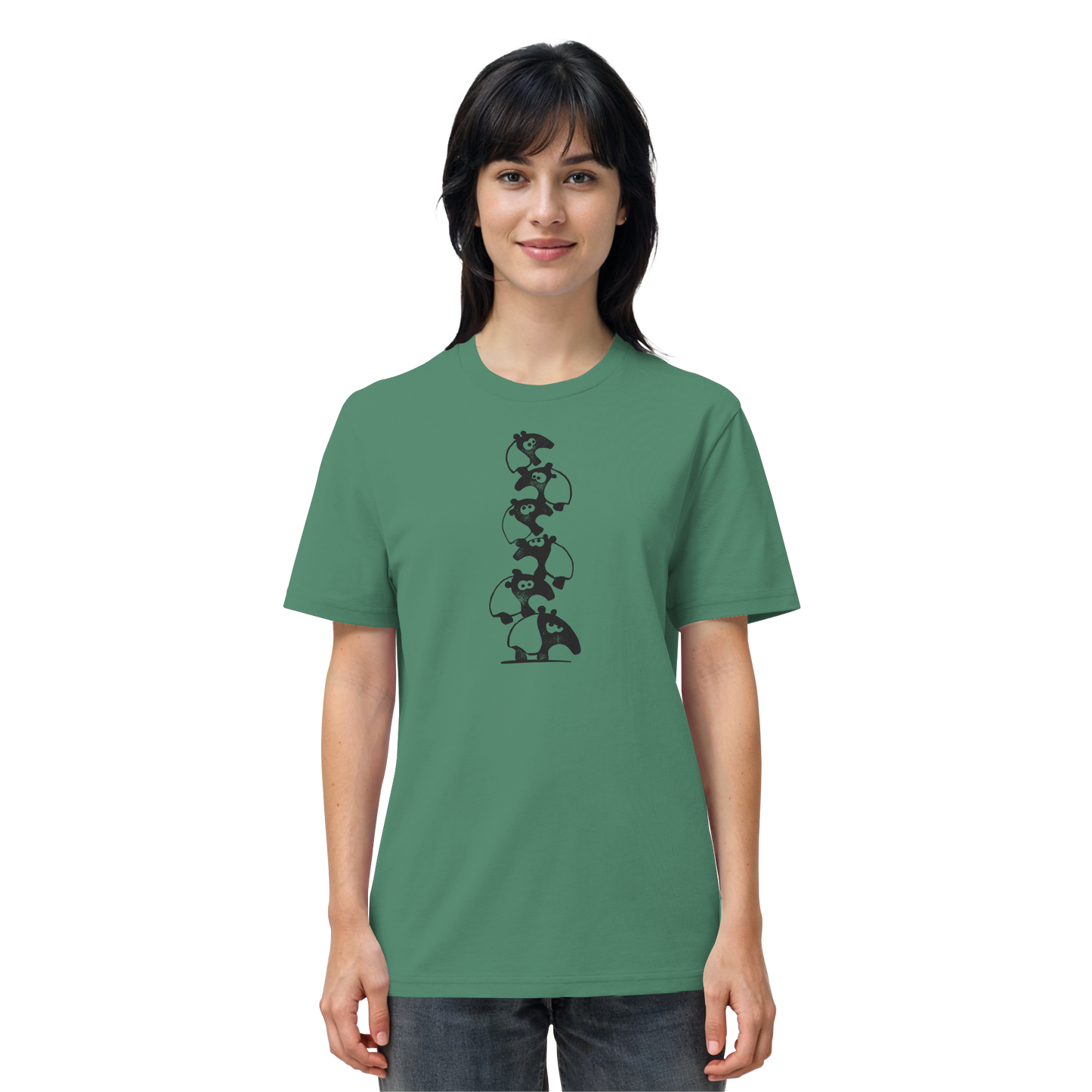 Lustiger Haufen aus Schabracken-Tapiren - Organic Shirt