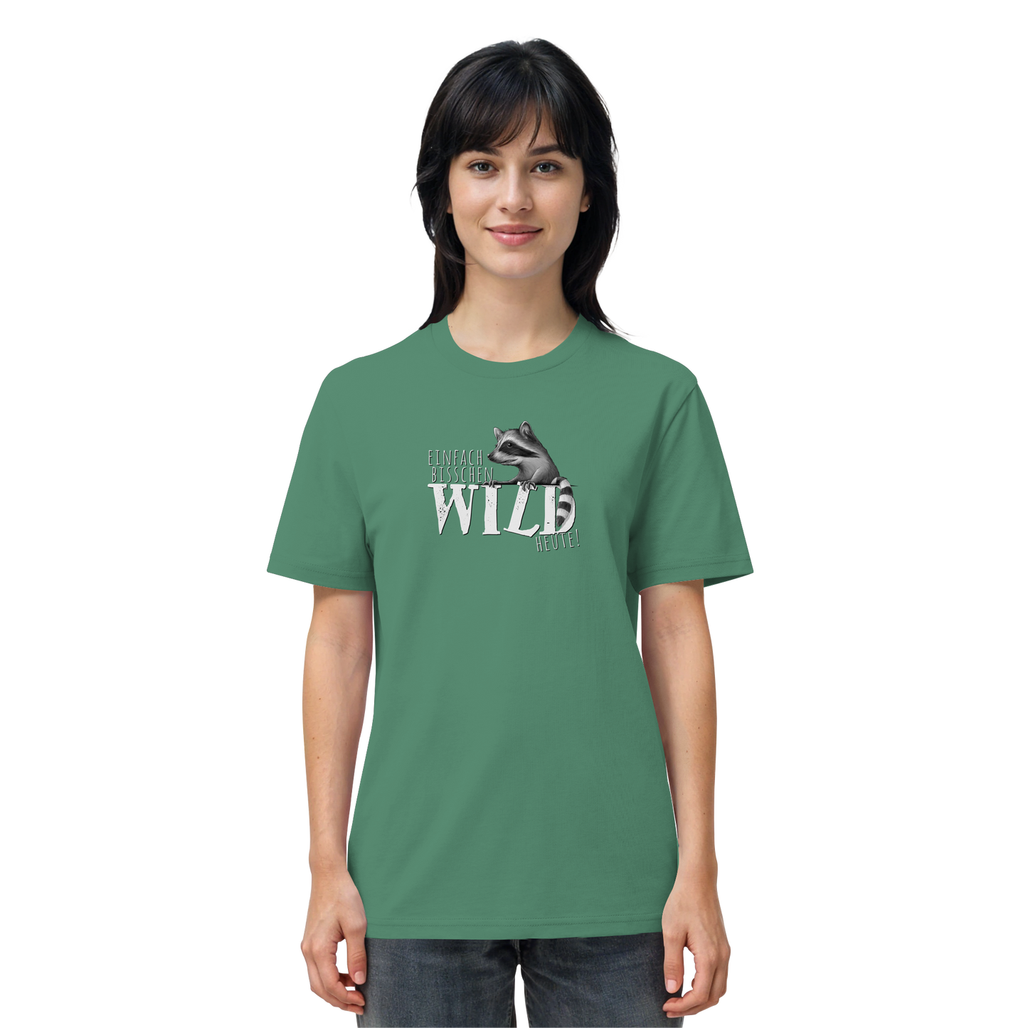 Bisschen wild heute! Waschbär - Organic Shirt