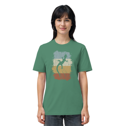Retro Gecko Salamander Silhouette - Organic Shirt