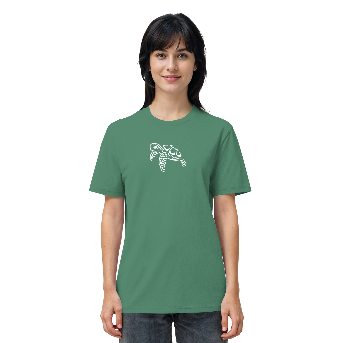 schwimmende Meeres-Schildkröte - Organic Shirt