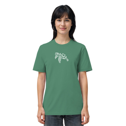 schwimmende Meeres-Schildkröte - Organic Shirt