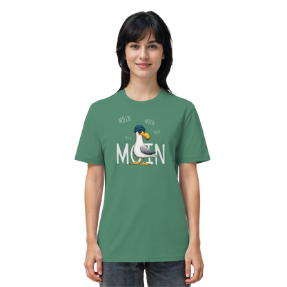 Moin Moin Lässige Hipster Möwe  - Organic Shirt