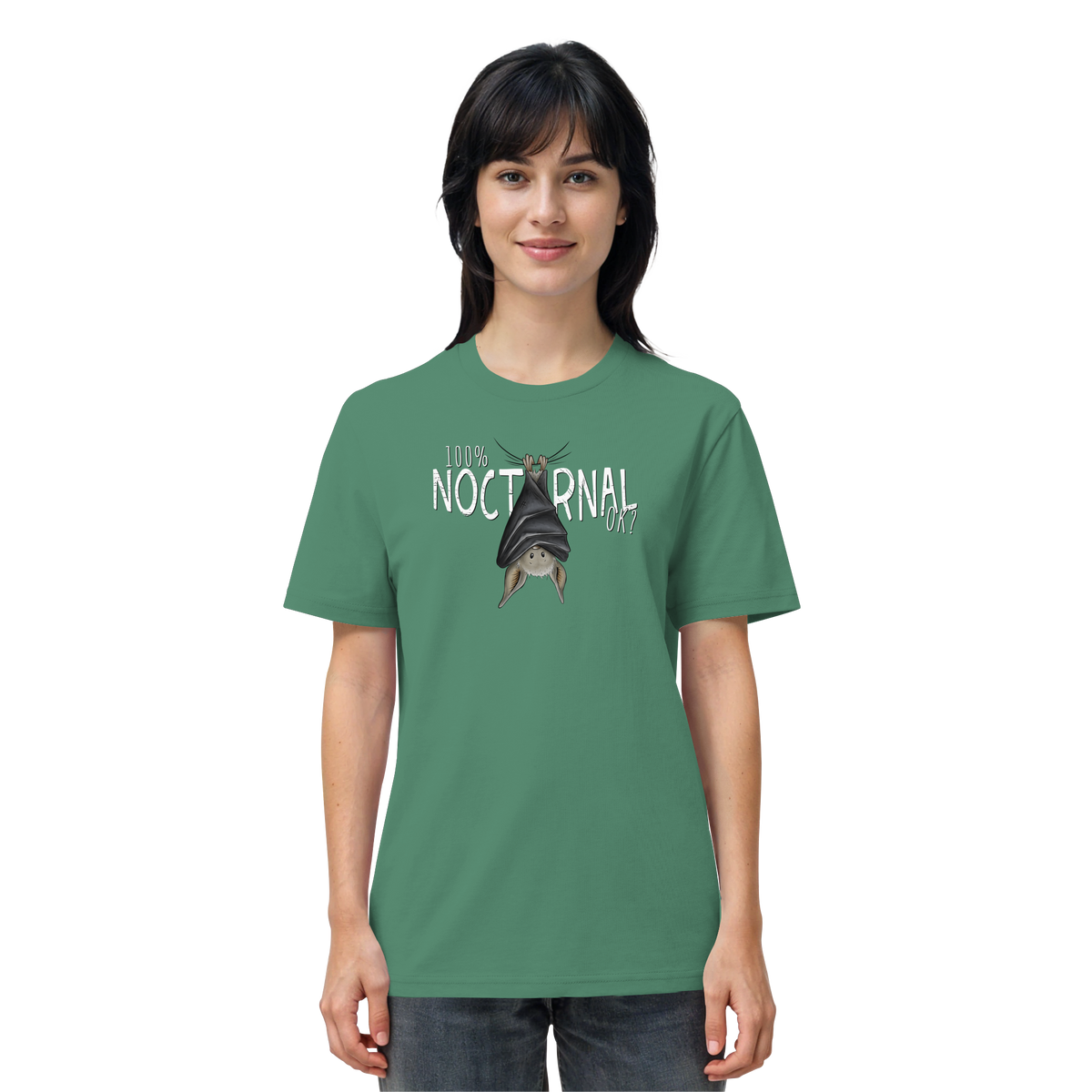 100% nachtaktive Fledermaus - Organic Shirt