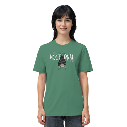100% nachtaktive Fledermaus - Organic Shirt