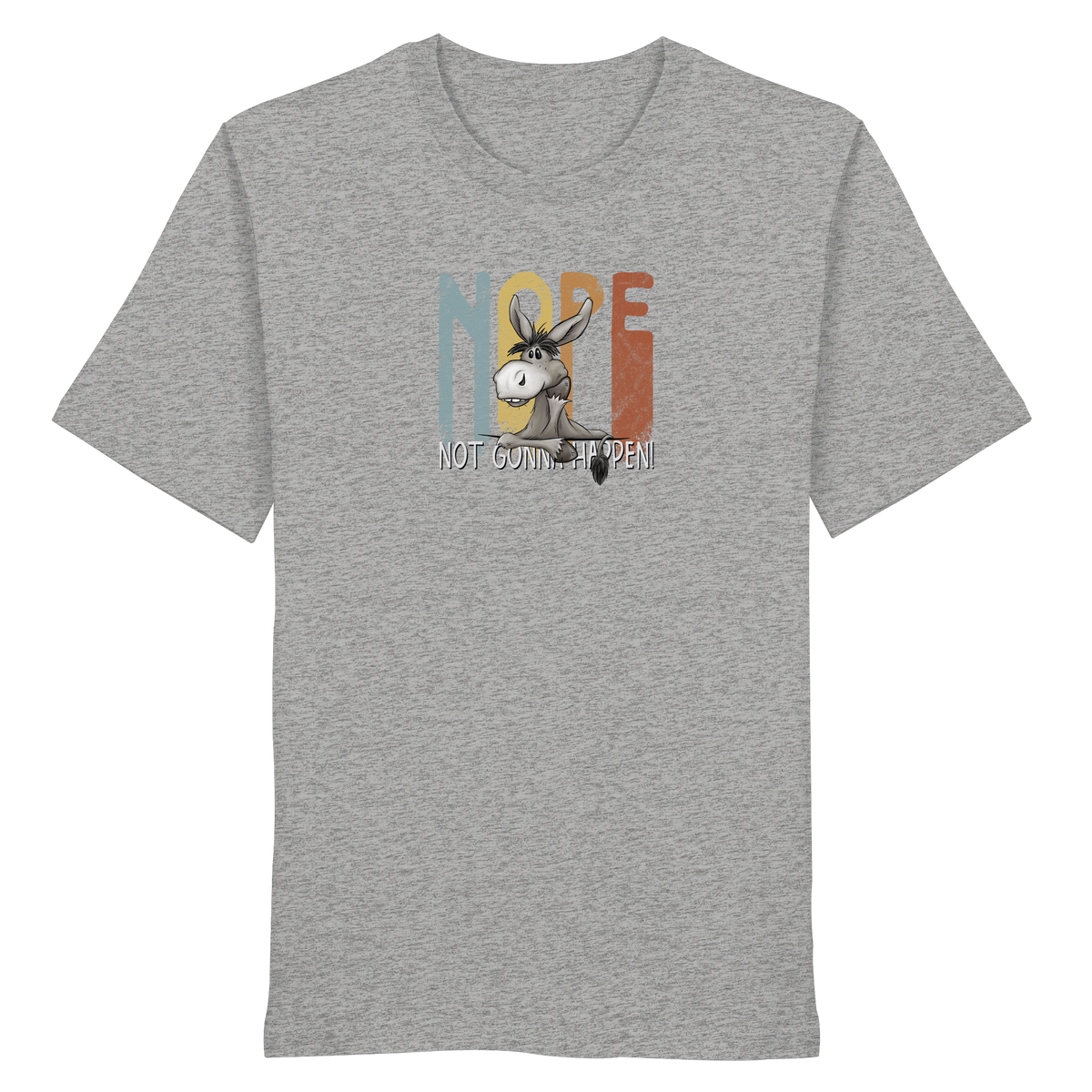Nope | bockiger Esel - Organic Shirt