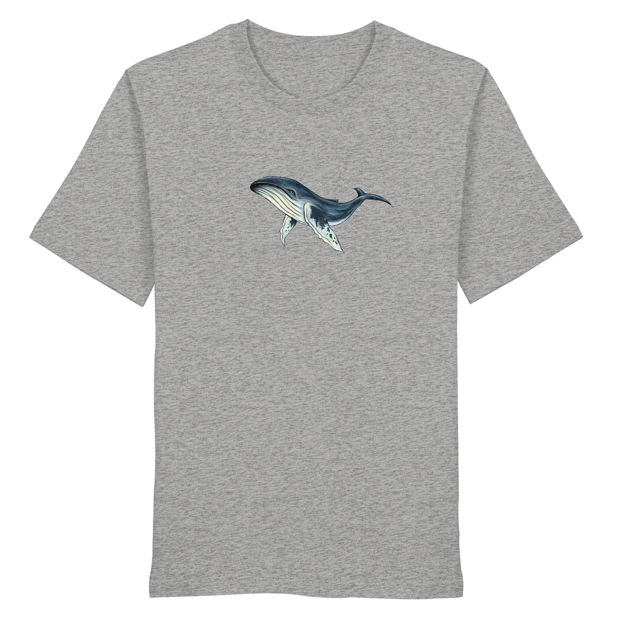 Tiefsee Ozean-Riese Buckelwal - Organic Shirt