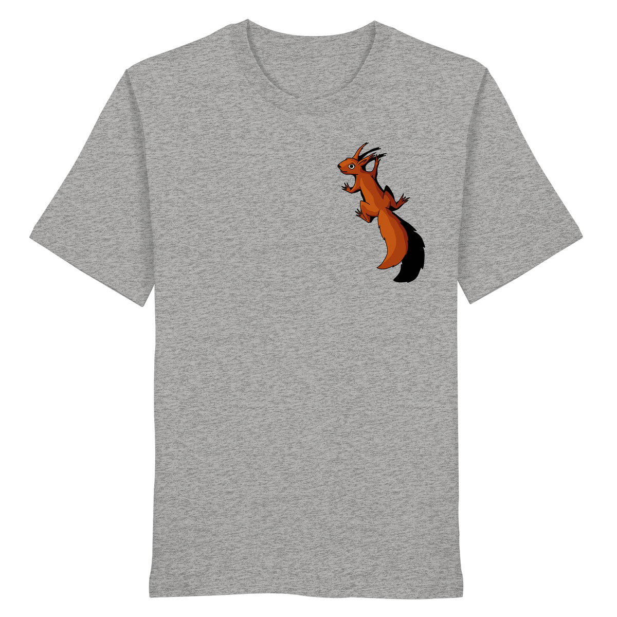 Süßes Eichhörnchen klettert - Organic Shirt