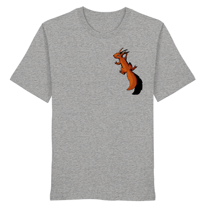 Süßes Eichhörnchen klettert - Organic Shirt