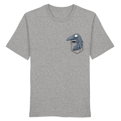 Grufti Rabe Krähe in der Tasche - Organic Shirt